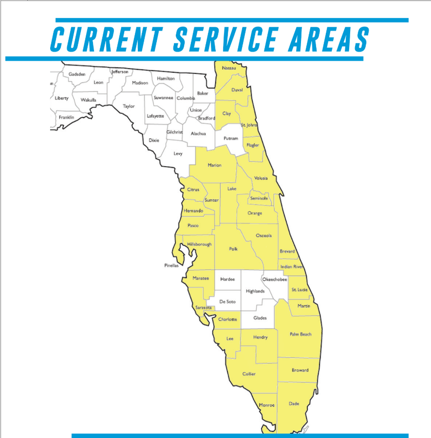 OLS Coverage Map
